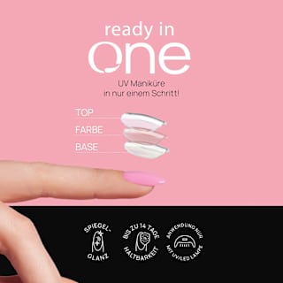 UV Nagellack 3in1 Ready in One - One Rose Glow 01 NÉONAIL