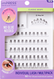 Umelé riasy Individual Lash/Multipack Classic Wispy KISS