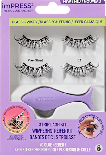 Umelé riasy Strip Lash Kit Classic Wispy KISS