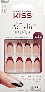 Umelé nechty Acrylic French Catchy KISS