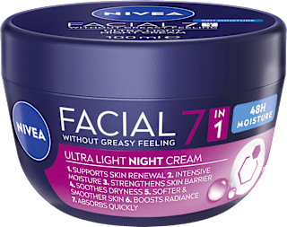 Nachtcreme Facial Ultra Light Night NIVEA