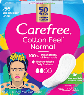 Slipeinlagen Cotton Feel Normal mit Aloe Vera Duft Carefree