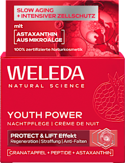 Spevňujúci nočný krém Youth Power Protect & Lift WELEDA