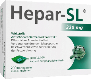 Hepar-SL 320 mg Artischockenblätter-Trockenextrakt Hartkapseln Hepar-SL