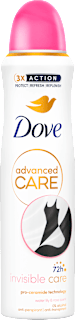 Antiperspirant v spreju advanced care invisible care Dove