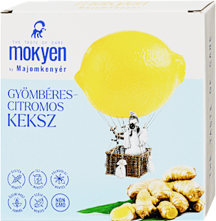 Gyömbéres-citromos keksz mokyen