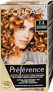 Tartós hajfesték, 7.3 aranyszőke L'ORÉAL PARiS PRÉFÉRENCE