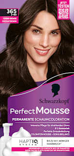Permanente Schaumcoloration - Nr. 365 Schoko Brownie Schwarzkopf Perfect Mousse