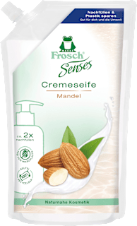 Cremeseife Mandel Nachfüllpack Frosch Senses