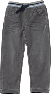 Jeans mit Stretch und geradem Schnitt, grau, Gr. 128 ALANA