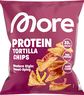 Protein Tortilla Chips Western Style: Sweet Spicy More Nutrition