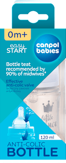 Butelka szeroka antykolkowa 120ml PP Easy Start Canpol babies