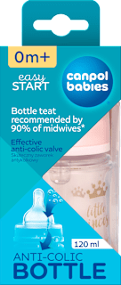 Butelka szeroka antykolkowa 120ml PP Easy Start Canpol babies