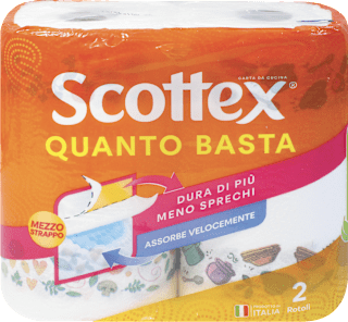 Carta da cucina Quanto Basta 2 veli Scottex