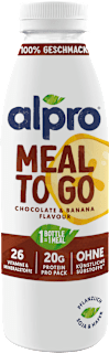 MEAL TO GO, čokolada in banana alpro