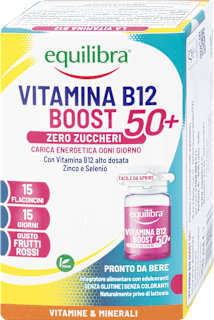 VITAMINA B12 BOOST 50+ ZERO ZUCCHERI equilibra