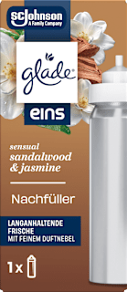 Lufterfrischer Minispray eins Sensual Sandelwood & Jasmine Nachfüllpack glade