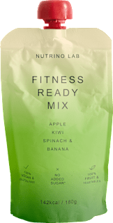 Sadno-zelenjavna kaša FITNESS READY MIX - jabolko, kivi, špinača in banana Nutrino Lab