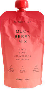 Sadna kaša MUCH BERRY MIX - jabolko, breskev, jagoda in malina Nutrino Lab