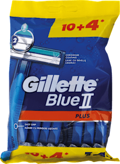 Pánske jednorazové holiace strojčeky Blue II Plus 10+4 Gillette
