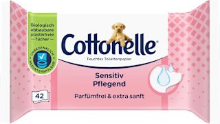 Feuchtes Toilettenpapier Sensitiv Pflegend Cottonelle