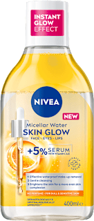 SKIN GLOW micelarna voda sa 5% vitamin C i E seruma NIVEA