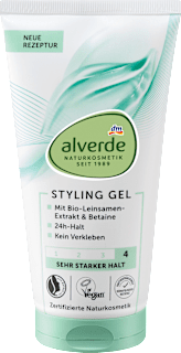 gel na vlasy bio lněné semínko & betain alverde NATURKOSMETIK