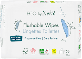 Feuchttücher ECO Flushable (3x56 St) Naty