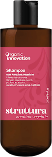 Shampoo con keratina vegetale Organic Innovation