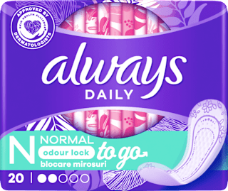 Absorbante Dailies Normal To Go always