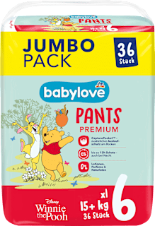 Premium plenkové kalhotky, velikost 6 XL, Jumbopack babylove
