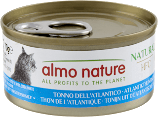 Lattina per gatti HFC Natural con tonno dell'Atlantico almo nature