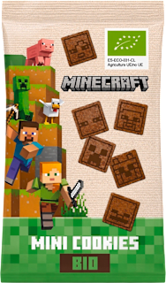 Mini ciastka kakaowe BIO MINECRAFT