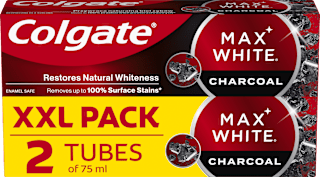 Паста за зъби Max White Charcoal, 2x75ml Colgate
