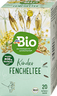 Kindertee, Fenchel (20 Beutel), ab 3 Jahren dmBio