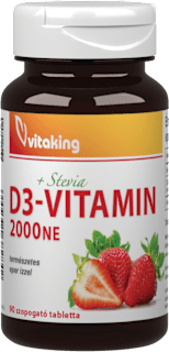 D3 vitamin epres szopogató tabletta Vitaking