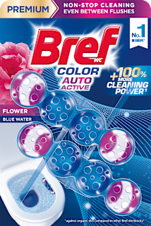 WC obešanka Color Auto Active Flower Bref