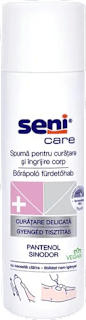 Spumă pentru curățarea și îngrijirea pieli seni care