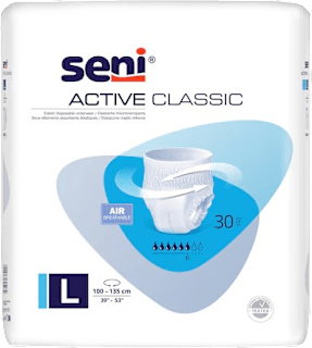 Active Classic scutece tip chilot pentru adulți, mărimea L seni
