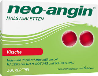 neo-angin Halstabletten Kirsche zuckerfrei neo-angin