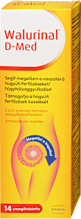 D-med pezsgőtabletta D-mannózzal Walurinal