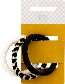 Haargummi-Set geflochten  s-he stylecollection