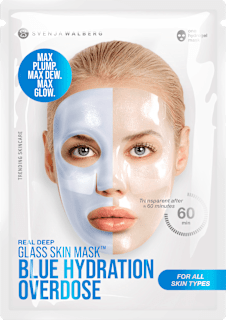 Tuchmaske Glass Skin Mask Blau Hydration Overdose Svenja Walberg