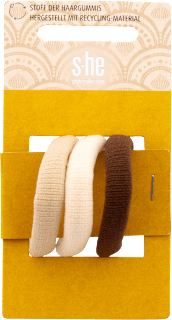 Haargummi-Set mit Struktur s-he stylecollection