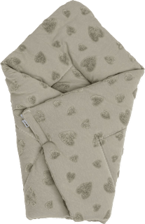 Dekica jastuk – zelena sa srcima FreeON