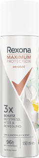 Antitranspirant Deospray Maximum Protection Lime & Waterlily Scent, 150 ml