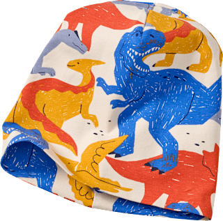 Mütze Pro Climate mit Dino-Muster, bunt, Gr. 50/51 ALANA