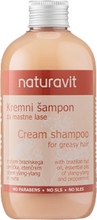Kremni šampon za mastne lase Naturavit