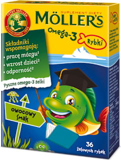 Suplement diety Rybki owocowe Omega-3  MÖLLER'S