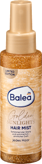 spray de păr cu sclipici Golden Sunlight Balea